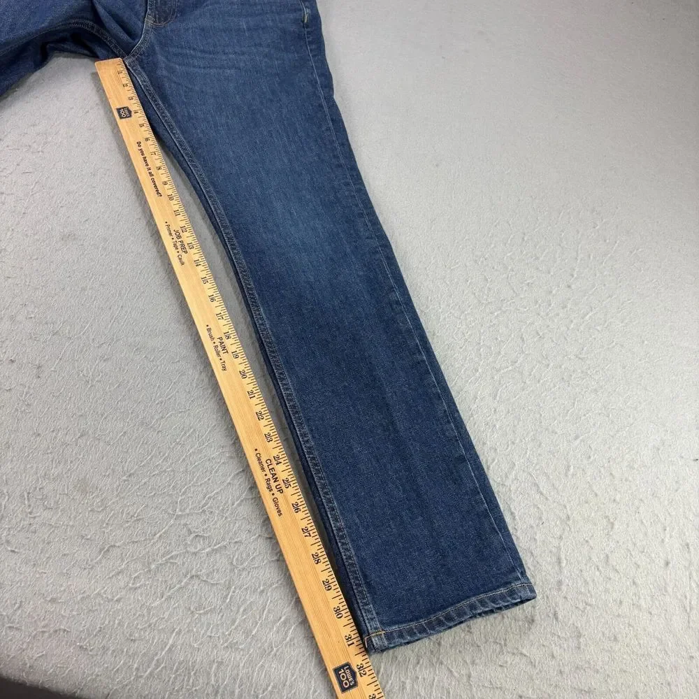 Everlane‎ Jeans Mens 33x32 Blue Slim Straight Denim Medium Wash